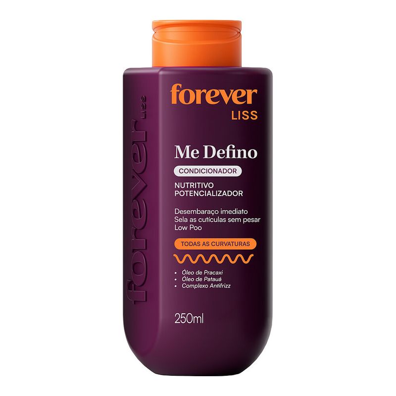Condicionador Nutritivo Forever Liss Me Defino 250ml