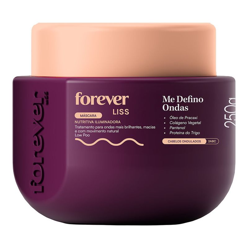 Mascara Nutritiva Forever Liss Me Defino Ondas 250g