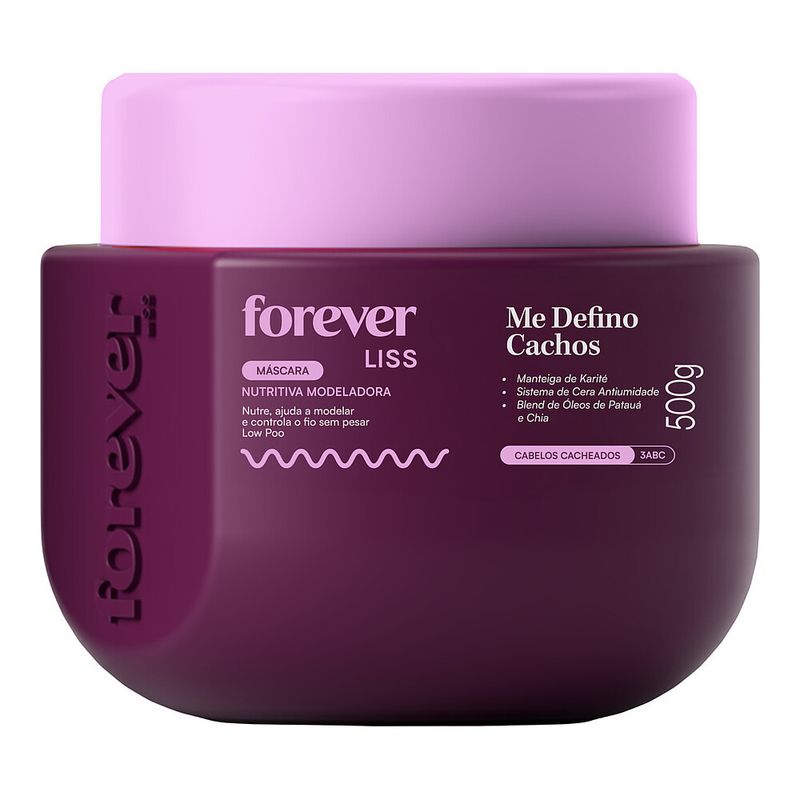 Mascara Nutritiva Forever Liss Me Defino Cachos 500g