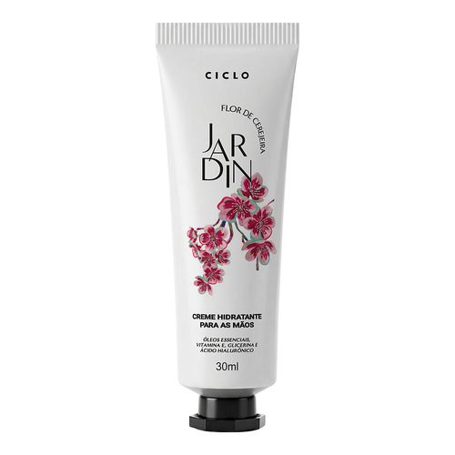 Creme para Mãos Ciclo Cosméticos Jardin Flor de Cerejeira 30ml