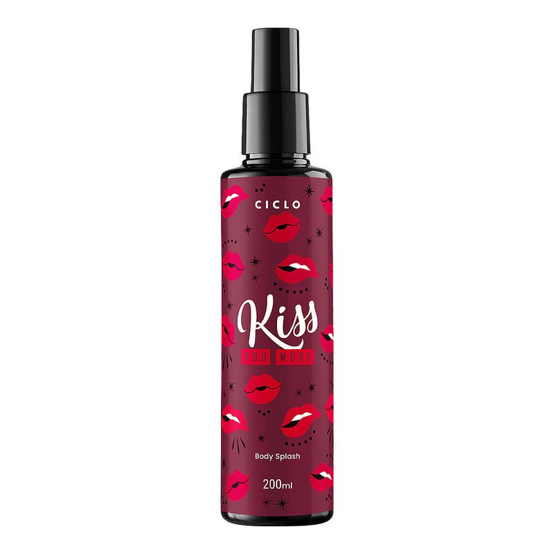 Body Splash Feminino Ciclo Cosmeticos Kiss You More 200ml