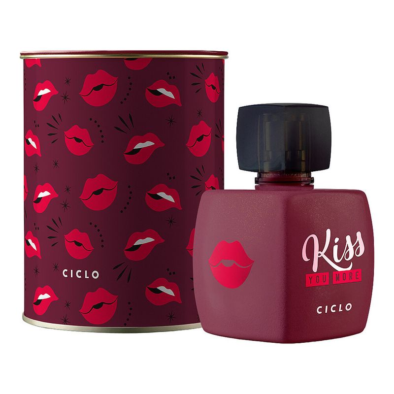 Deo Colonia Feminina Ciclo Cosmeticos Kiss You More 100ml