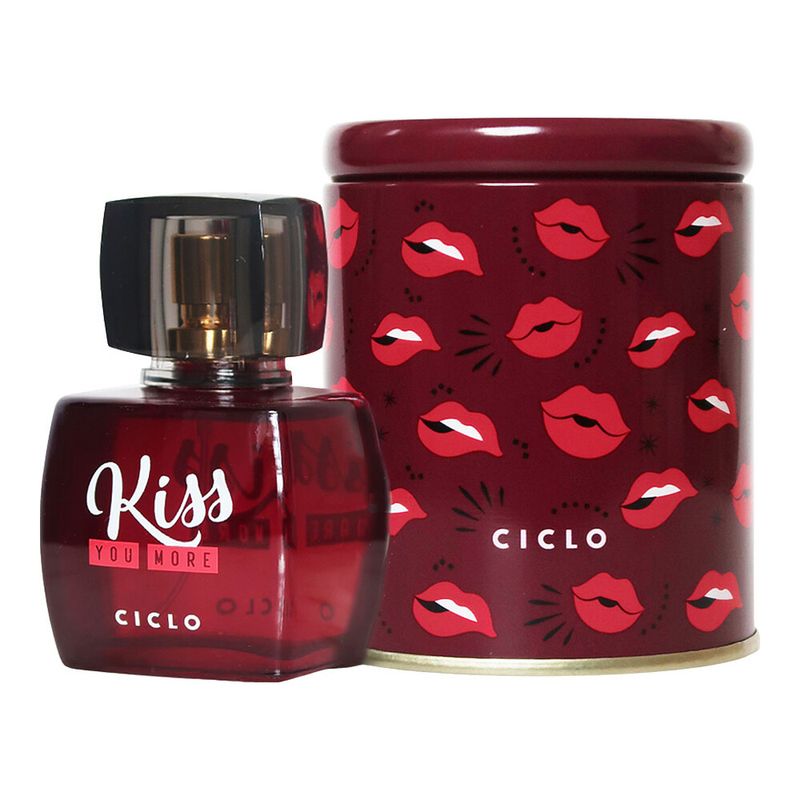 Deo Colonia Feminina Ciclo Cosmeticos Kiss You More 50ml