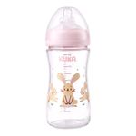 Mamadeira Kuka Super Big 330ml Fluxo2 Rosa